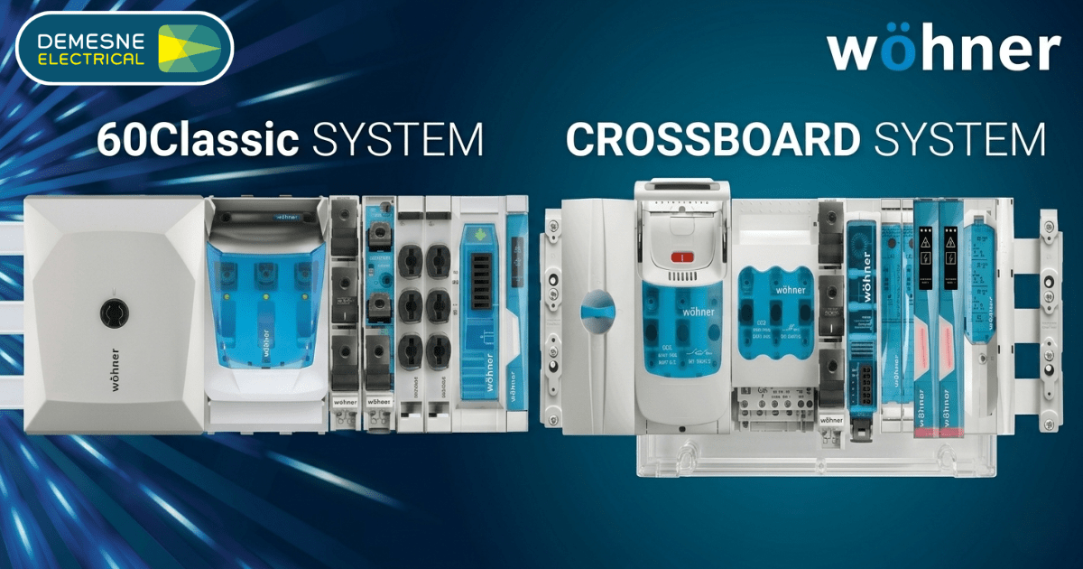 Crossboad Loading Machine Wöhner 60Classic & Crossboard Busbar Systems | Demesne Electrical I ...