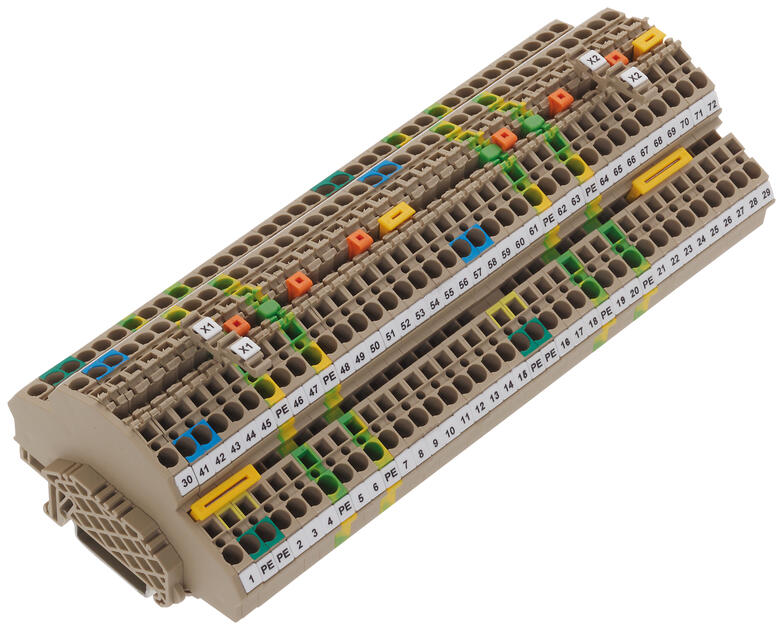 Cable Spring Terminals Conta-Clip Tension Spring Terminals Ireland | DIN-Rail Terminal Blocks ...