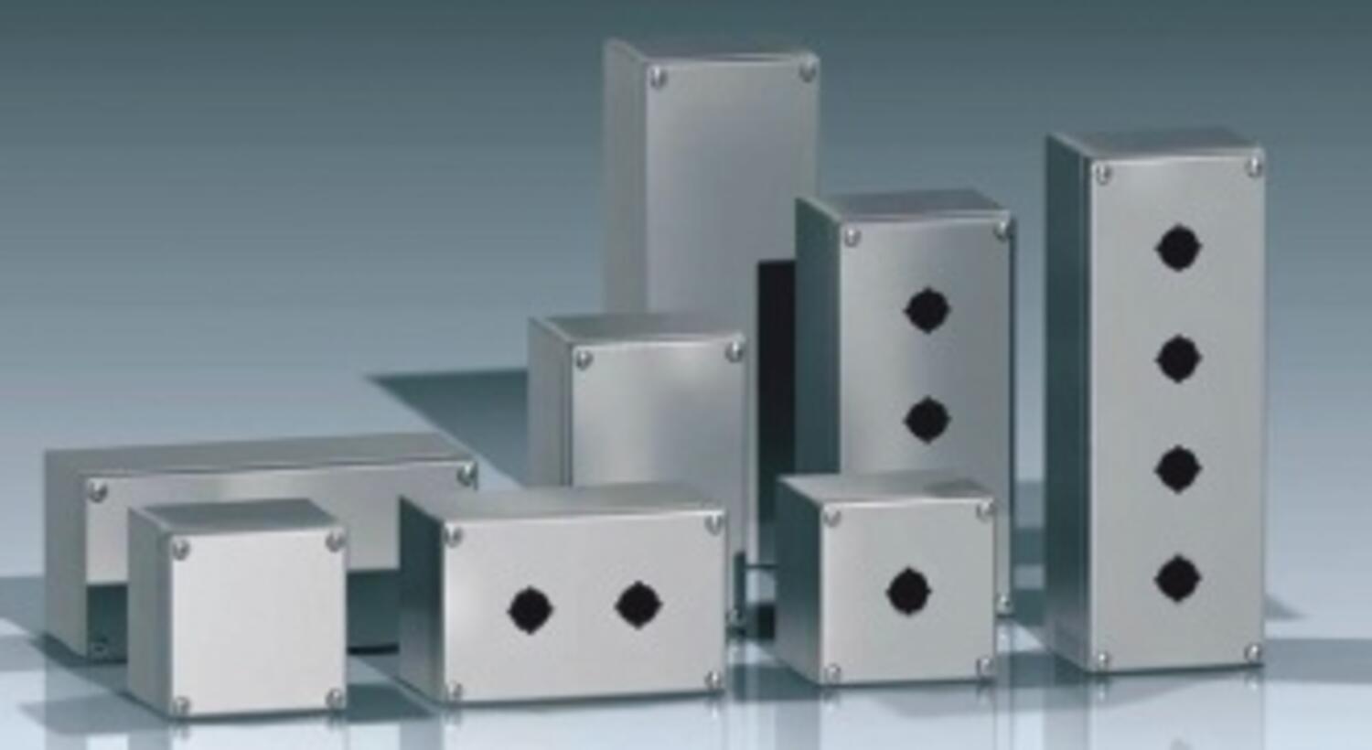 Enclosure Stainless Steel 100x100x90 1 Hole