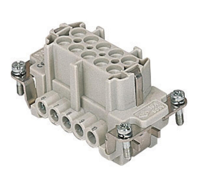 Female Insert 10 Pin 16A Screw Conn.