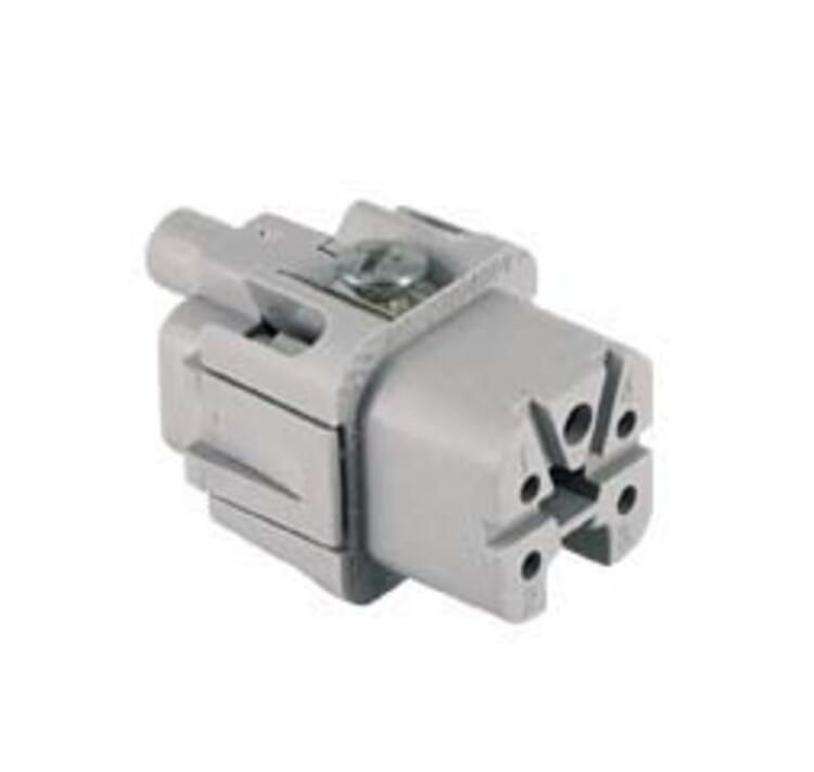 Female Insert 4 Pin 10A Screw Conn.