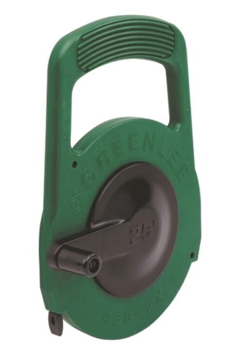 Fish tape 'Flat steel 7.5m in compact winder