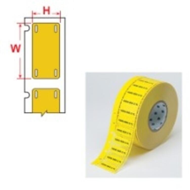 Heatex Markers for BMP71 75Wx25H Yellow