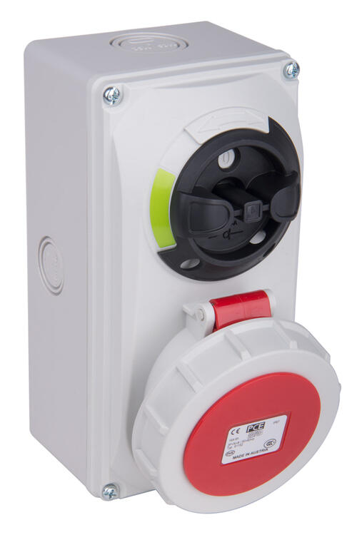 Interlinked Power Sockets Industrial Plugs and Sockets Interlocked Switched Sockets 61132-4 I ...