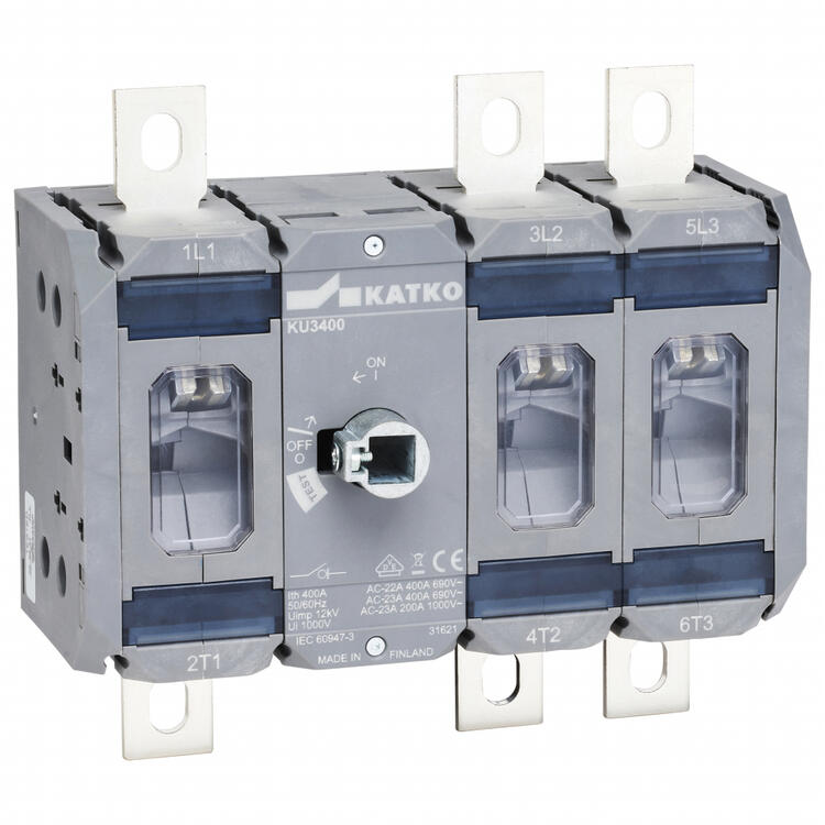 KETKO KU 3400 LVK228LKX150 - 400A 3P Isolator