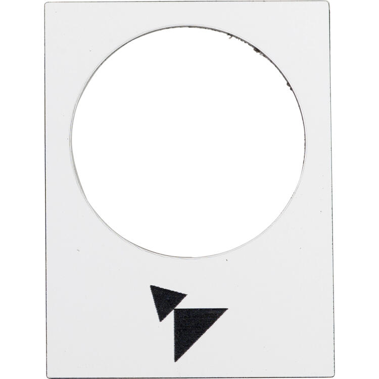 Legend Plate FORWARD SLOW_FAST (XAC units)