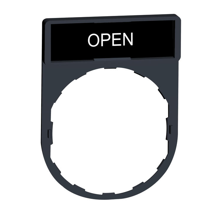 Legend Plate OPEN