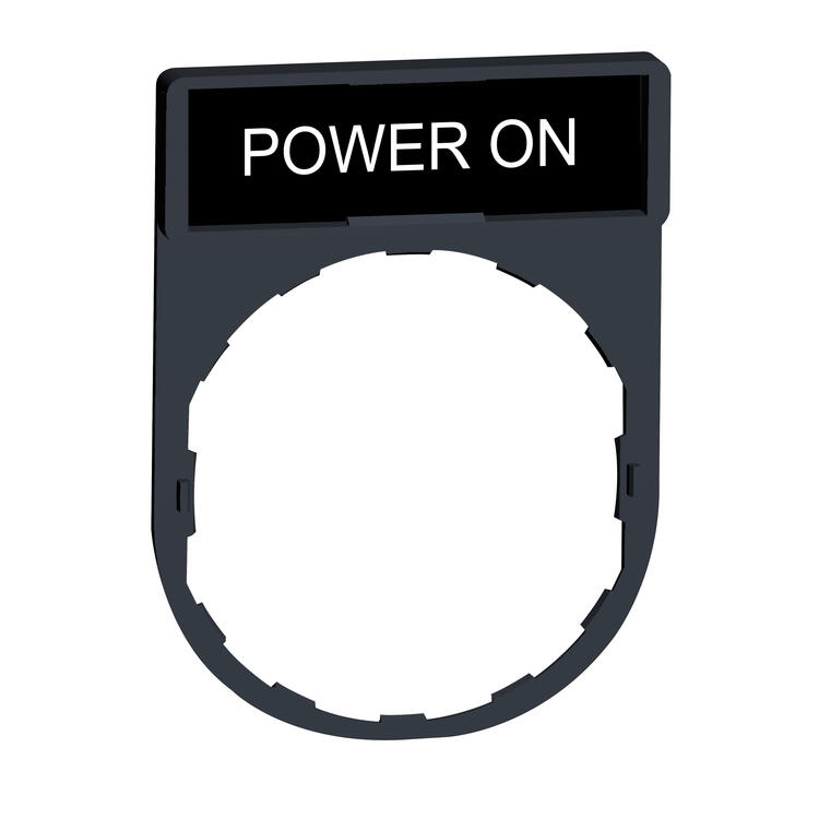 Legend Plate POWER ON