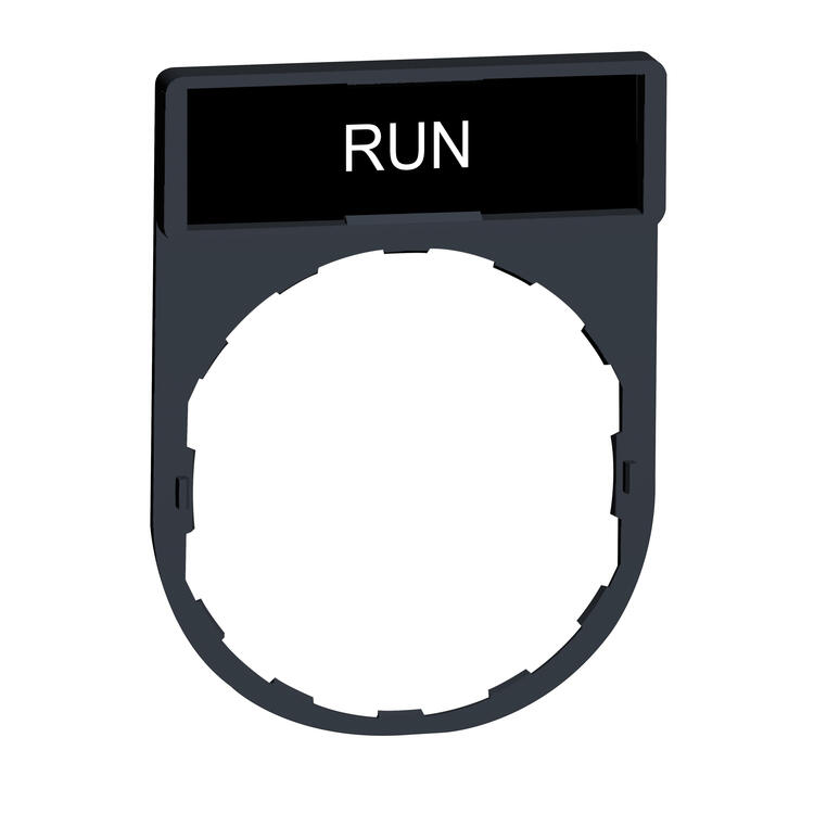 Legend Plate RUN