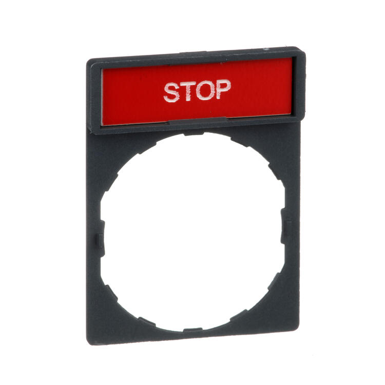 Legend Plate STOP