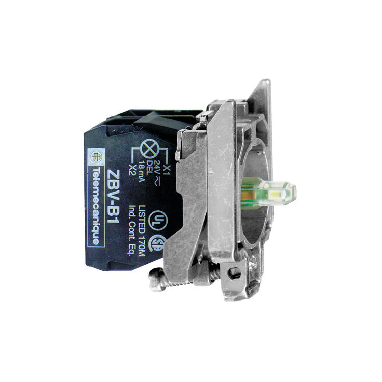 Light Block LED 1 N/O 1 N/C Green 48-120v AC