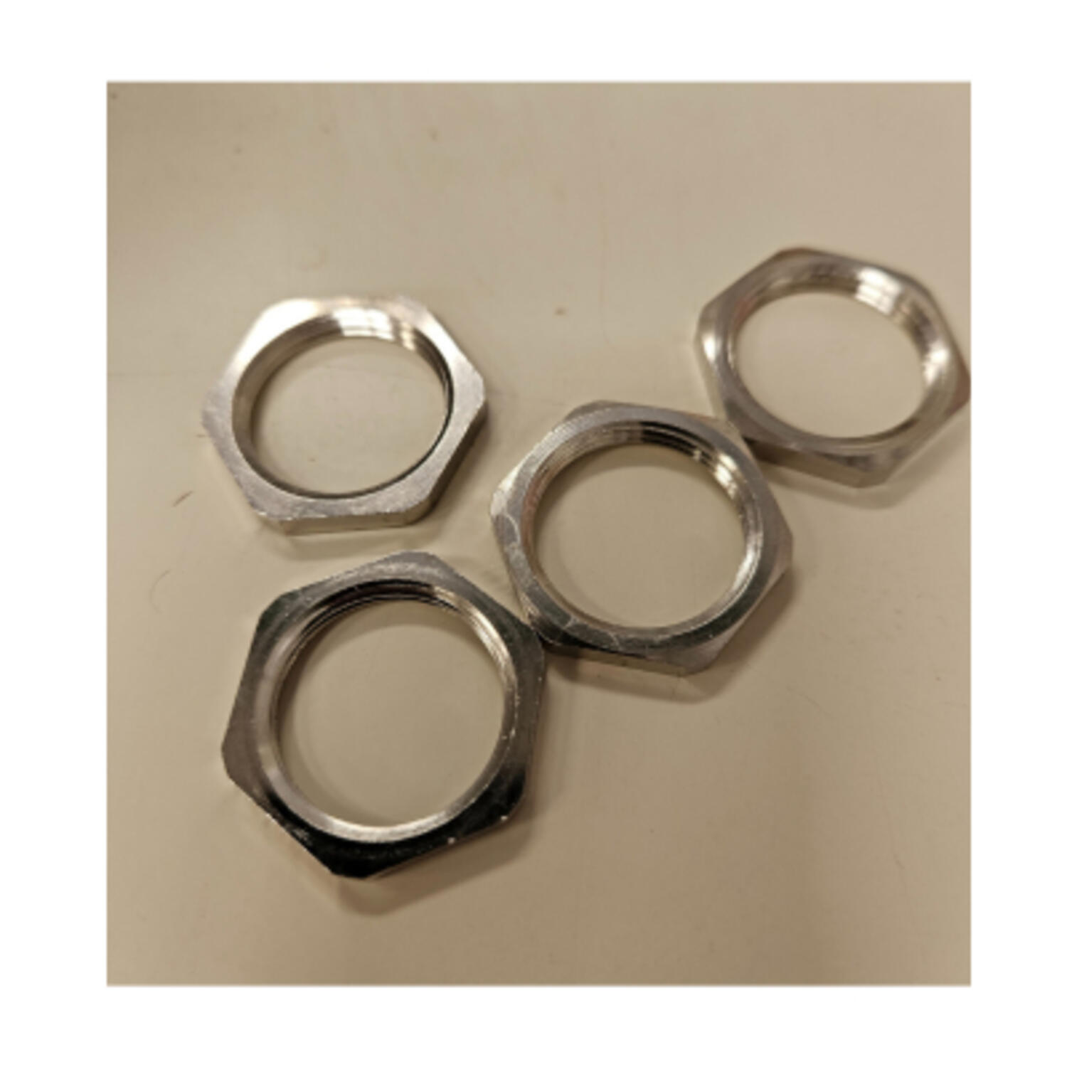 Locknuts Nickel 63mm