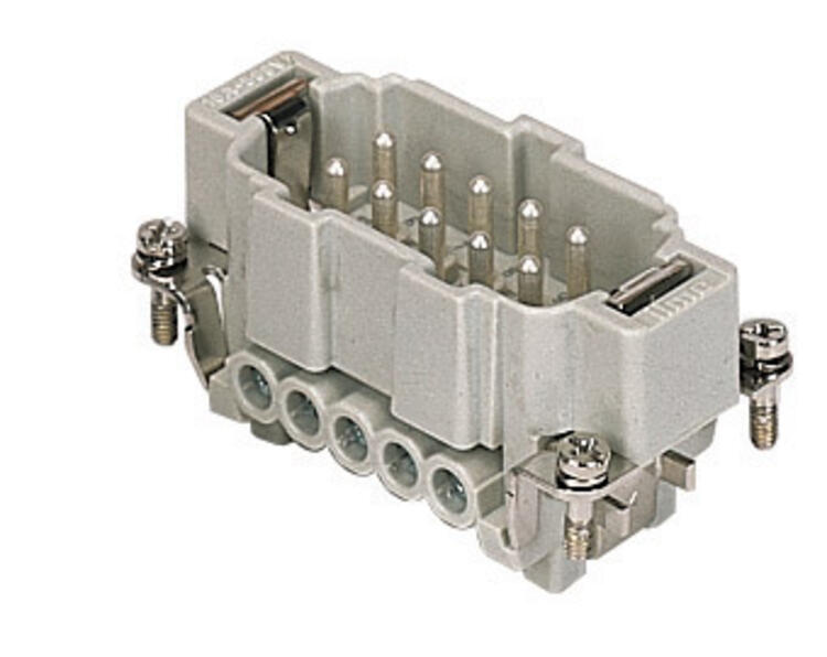 Male Insert 10 Pin 16A Screw Conn.