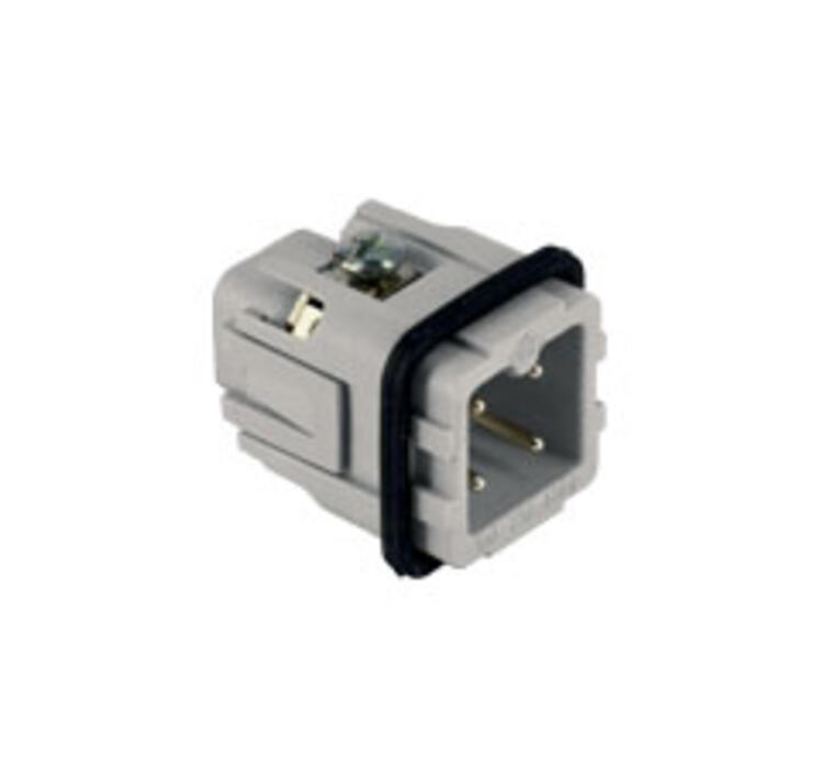 Male Insert 3 Pin 10A Screw Conn.