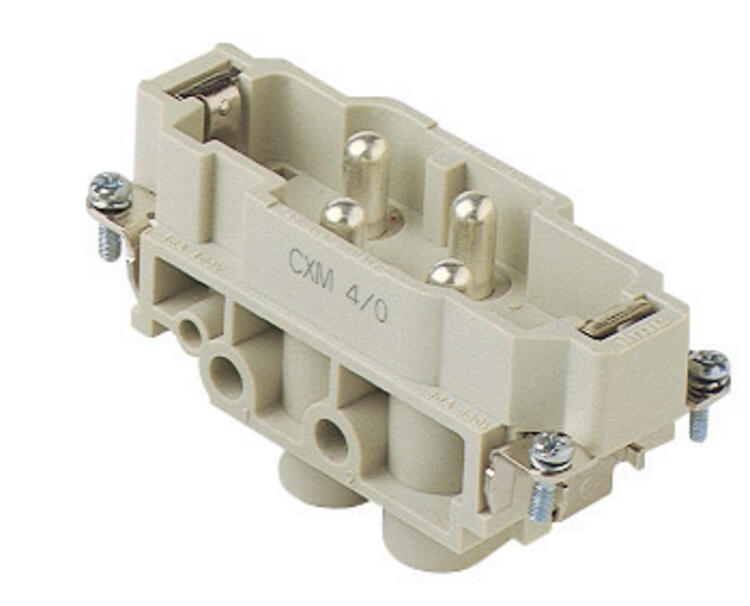 Male Insert 4 Pin 80A Screw Conn.