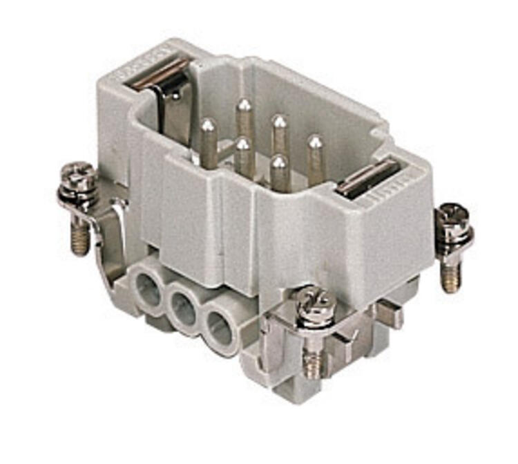 Male Insert 6 Pin 16A Screw Conn.