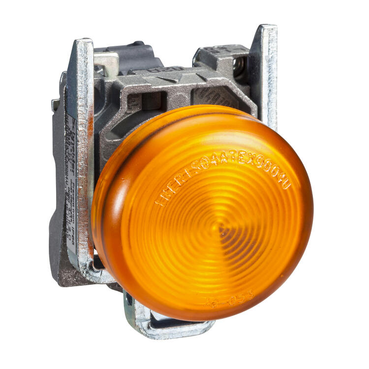 Pilot Light BA9 6-400v Amber