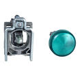 Pilot Light BA9 6-400v Green