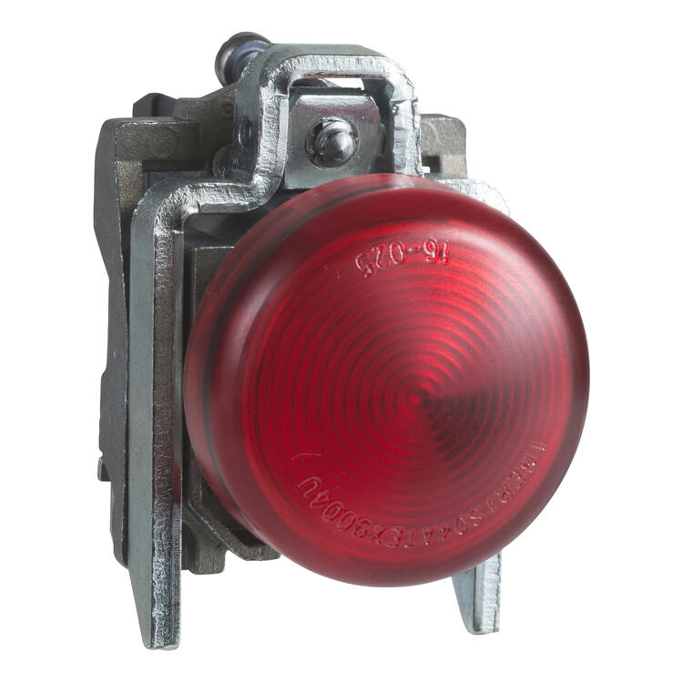 Pilot Light BA9 6-400v Red