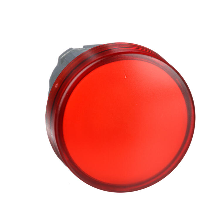 Pilot Light Head Metal LED Red