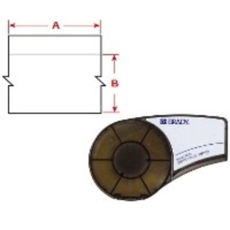 Polyester Tape for BMP21 9.53 x 6.4m White