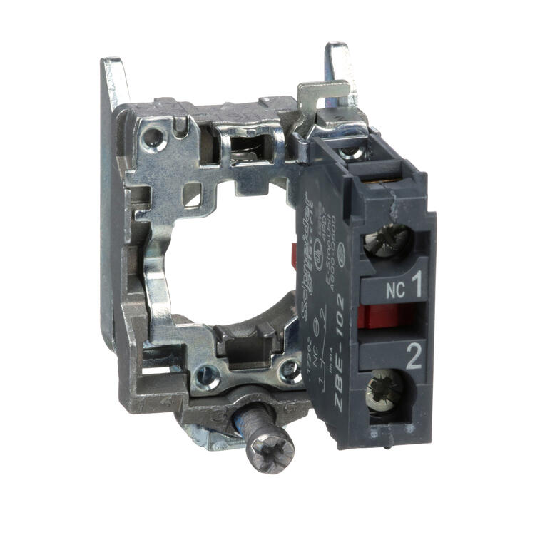 Pushbutton Contact Block 1 N/C metal
