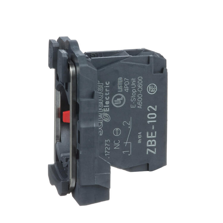 Pushbutton Contact Block 1 N/C plastic