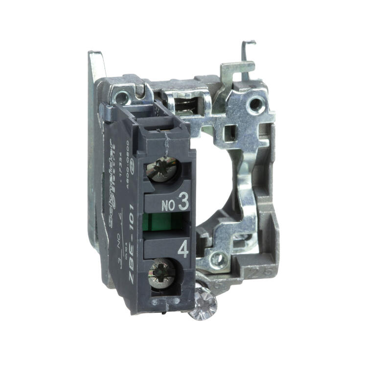 Pushbutton Contact Block 1 N/O metal
