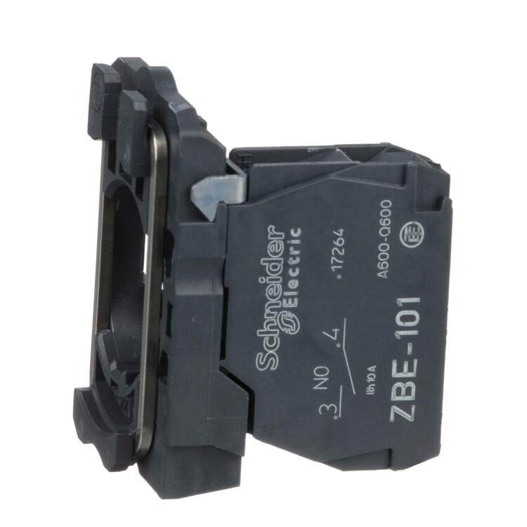 Pushbutton Contact Block 1 N/O plastic