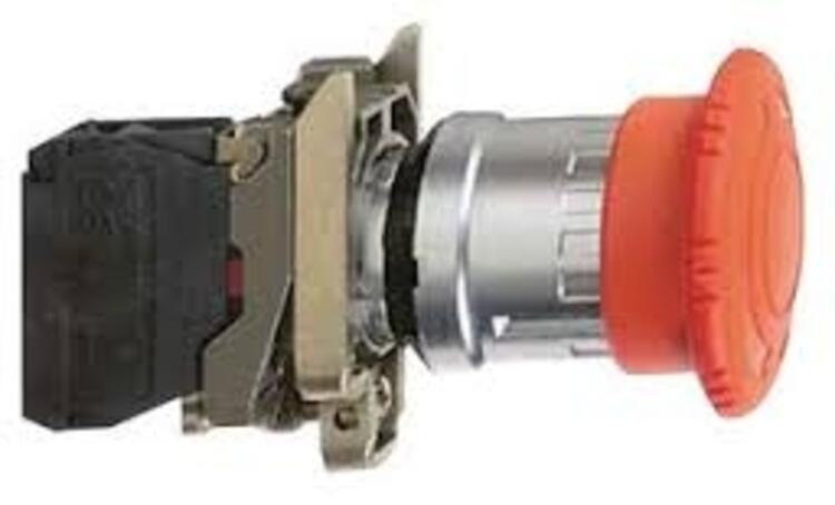 Pushbutton Emergency Stop 1 N/C Twist Rel