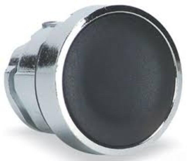 Pushbutton Head Metal Black