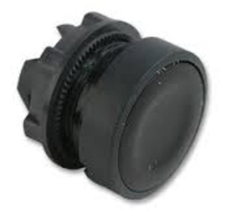 Pushbutton Head Plastic Black