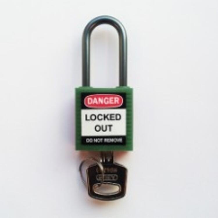Safety Padlock - Compact (Green)