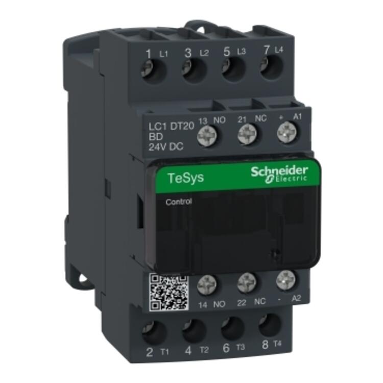 Schneider LC1DT20BD | Contactor 20A 4POLE 24V DC