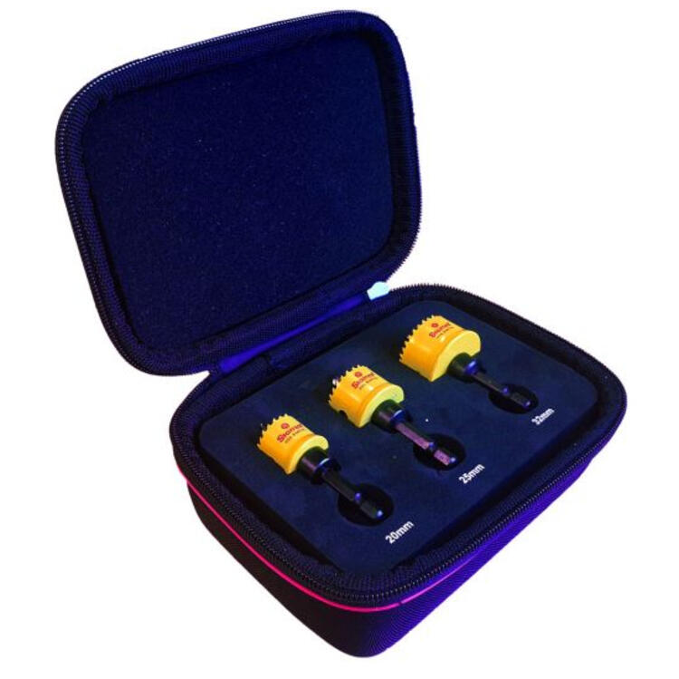 Starrett 3 Piece Holesaw Kit