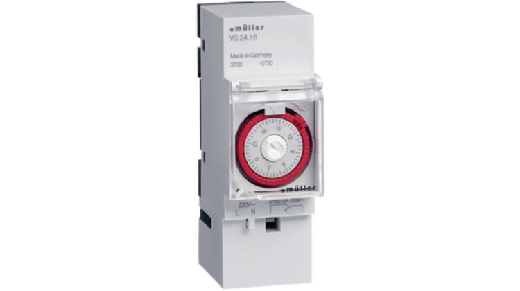 Clock Module With Switch Time Clocks & Hours Counters Analogue Time Clocks VS10.18 I Demesne ...