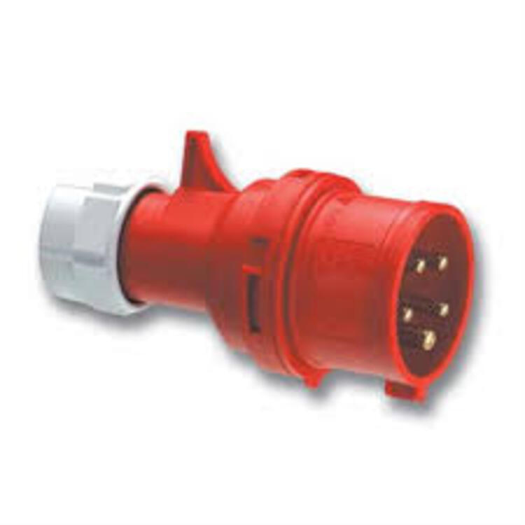 Trailing Plug 32Amp 4P 415v Red