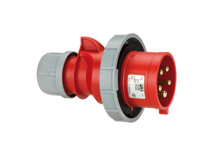 Trailing Plug 32Amp 5P IP67 415v Red