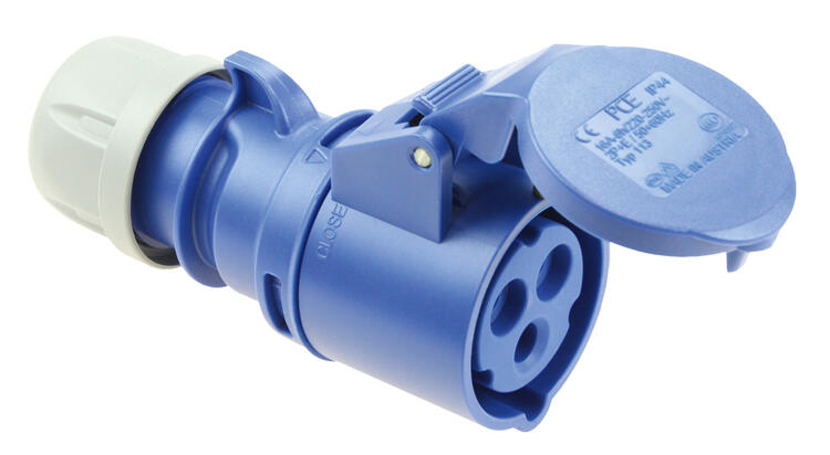Trailing Socket 16Amp 3P 230v Blue