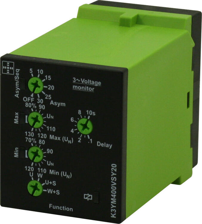Voltage Monitor 1/3 Ph Multi Function 2 C/O