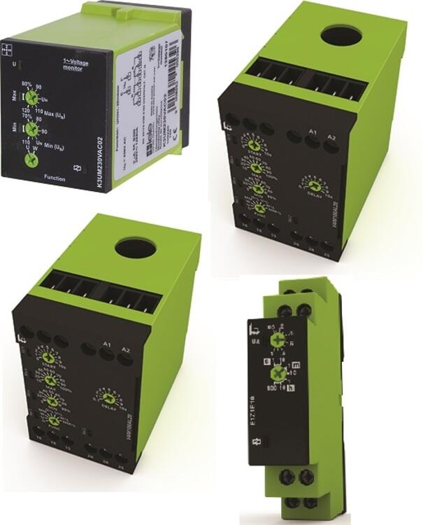 Voltage Monitor 3 Ph 1 C/O Phase Failure